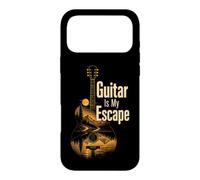 Guitar Is My Escape Nature Mountains Guitarist Gift Case for iPhone 17 Pro Max