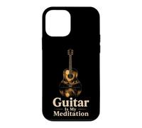 Guitar Is My Meditation Acoustic Guitarist Nature Gift Case for iPhone 12 mini