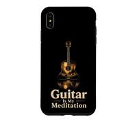 Guitar Is My Meditation Acoustic Guitarist Nature Gift Case for iPhone XS Max