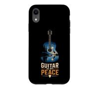 Guitar Is My Peace Chord Nature Calm Guitarist Gift Case for iPhone XR