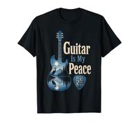 Guitar is My Peace Chord Nature Calm Guitarist Gift T-Shirt