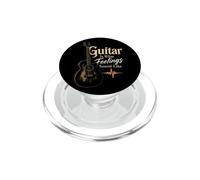 Guitar Is What Feelings Sound Like Vintage Music Gift PopSockets PopGrip for MagSafe