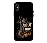 Guitar It's Not Out Of Tune It's Jazz Funny Guitarist Case for iPhone X/XS