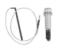 Guitar Jack Pickup, 6.35mm Output Barrel Jack Socket Cylinder for Electric Guitar Pipa Ukulele Zither