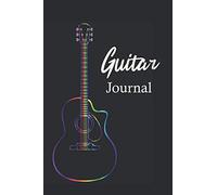 Guitar Journal: Blank Lined Diary Journal, Guitarist Vibrant Acoustic Guitar Lover Musician Gift