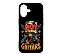 Guitar Just A Boy Who Loves Guitars Kids Guitarist Gift Case for iPhone 17