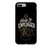 Guitar Keep It Unplugged Acoustic Guitarist Funny Gift Case for iPhone 7 Plus/8 Plus