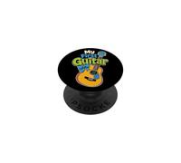 Guitar Kids My First Guitar Cute Beginner Guitarist Gift PopSockets Adhesive PopGrip