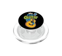 Guitar Kids My First Guitar Cute Beginner Guitarist Gift PopSockets PopGrip for MagSafe