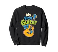 Guitar Kids My First Guitar Cute Beginner Guitarist Gift Sweatshirt