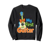 Guitar Kids My First Guitar Cute Beginner Guitarist Gift Sweatshirt