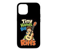 Guitar Kids Tiny Hands Big Riffs Young Guitarist Gift Case for iPhone 12/12 Pro
