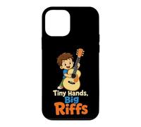 Guitar Kids Tiny Hands Big Riffs Young Guitarist Gift Case for iPhone 12 mini