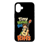 Guitar Kids Tiny Hands Big Riffs Young Guitarist Gift Case for iPhone 16 Plus