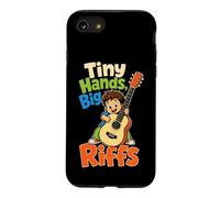 Guitar Kids Tiny Hands Big Riffs Young Guitarist Gift Case for iPhone SE (2020) / 7/8