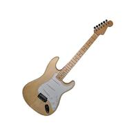 Guitar Kit Body 39 Inches DIY Electric Guitar Kit With Basswood Body And Maple Neck Fingerboard 21 Frets Pre Output In Circuit Wiring(Style 2)