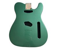 Guitar Kit Body DIY Guitar Body Alder Wood Aged Wooden Barrel Gloss Metal Green Piano Baking Paint
