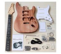Guitar Kit Body Double Shake Electric Guitar Kit Assembly DIY 6 String 22 Fret Accessories(For TL)