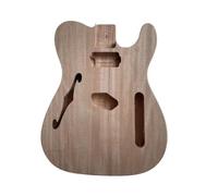 Guitar Kit Body HH HS SS Electric Guitar Body Unfinished Mahogany Wood F Hole DIY Replacement For TL Barrel Part(HS)