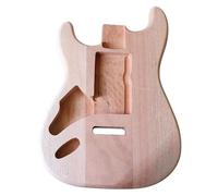 Guitar Kit Body Left Hand Electric Guitar Body Okoume Wood Matte Natural Color Barrel Parts