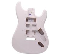 Guitar Kit Body Poplar Glossy White Electric Guitar Barrel Modification Accessories