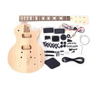 Guitar Kit - L - Single Cut Ash Solid Body, Rosewood Fretboard, Black Hardware