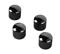Guitar Knob, Accurate Control 4-piece Dome Control Knob for Bass (GD102 Black)