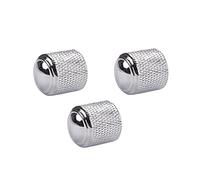 Guitar Knobs Plated Professional Electric Basses Guitar Replacement Knobs For Telecasters Basses Durability Aluminum Alloy Knobs