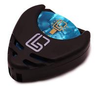 Guitar Lab Guitar Picks Holder & 10pcs Picks, Plectrum for Acoustic - Celluloid Plectrums - Acoustic, Electric Guitar, Bass & Ukulele - Thin, Medium & Thick Set
