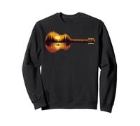 Guitar Lake Shadow Love Guitar Musician Guitarist Men Women Sweatshirt