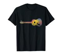Guitar Lake Wolf Music and Guitar Lover Guitar T-Shirt