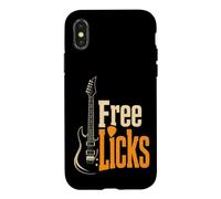 Guitar Licks Vintage Guitarist Guitar Player Music Gift Case for iPhone X/XS