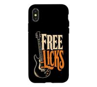 Guitar Licks Vintage Guitarist Guitar Player Music Gift Case for iPhone X/XS