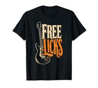 Guitar Licks Vintage Guitarist Guitar Player Music Gift T-Shirt