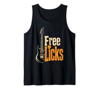 Guitar Licks Vintage Guitarist Guitar Player Music Gift Tank Top