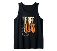 Guitar Licks Vintage Guitarist Guitar Player Music Gift Tank Top