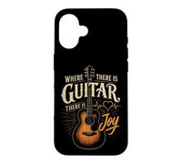 Guitar Life Where There Is Guitar There Is Joy Gift Case for iPhone 16