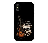 Guitar Life Where There Is Guitar There Is Joy Gift Case for iPhone X/XS