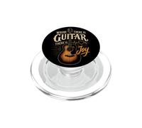 Guitar Life Where There Is Guitar There Is Joy Gift PopSockets PopGrip for MagSafe