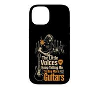 Guitar Little Voices Tell Me To Buy More Guitars Gift Case for iPhone 14