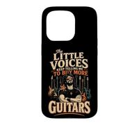 Guitar Little Voices Tell Me To Buy More Guitars Gift Case for iPhone 15 Pro