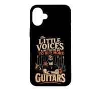Guitar Little Voices Tell Me To Buy More Guitars Gift Case for iPhone 16 Plus
