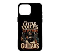 Guitar Little Voices Tell Me To Buy More Guitars Gift Case for iPhone 16 Pro Max