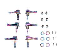 Guitar Locking Tuner Keys Heavy Duty Internal Gear Design for Accurate and Stable Tuning for Electric Acoustic Folk Guitars ST TL SG LP Styles 6 Pieces Metal