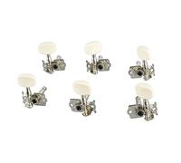 Guitar Locking Tuner Sealed Machine Head Tuner 6Pcs Electric Guitar String Tuning Peg Key Accessory for Guitarists