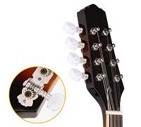 Guitar Locking Tuners, Locking Tuning Key Pegs Machine Heads Replacement Parts Bass Machine Head for Electric Jazz Guitar Bass