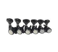 Guitar Locking Tuning Buttons Electric Knobs Accessories Bk Traditional Hulusi Musical Instrument(6R as shown)