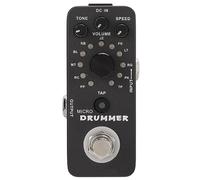 Guitar Looper Pedal, 121 Drum Loops Electric Guitar Monoblock Effect Drum Machine Pedal Loop Pedal Drum Pedal with True Bypass for Guitar Bass