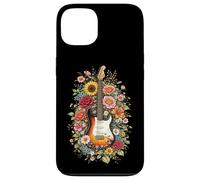 Guitar Love Floral Botanical Cottagecore Flowers Guitarist Case for iPhone 13