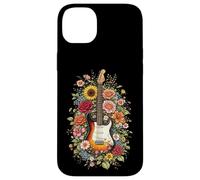 Guitar Love Floral Botanical Cottagecore Flowers Guitarist Case for iPhone 14 Plus